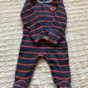 Newborn carters striped sleeper